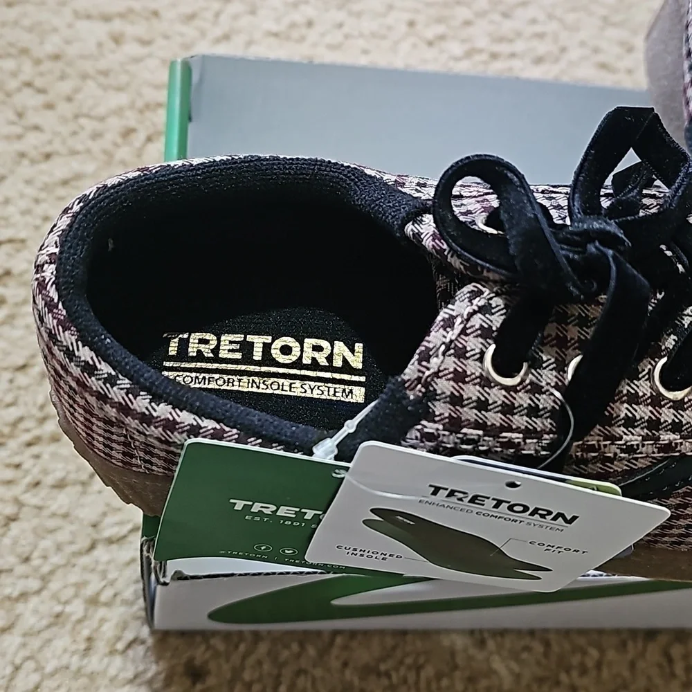 Tretorn Plaid Nylite Plus Bold Shoes Size‎ 7.5 New - Picture 7 of 14